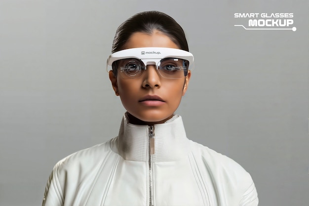 PSD smart glasses mockup design