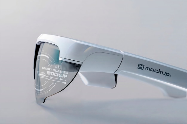 PSD smart glasses mockup design