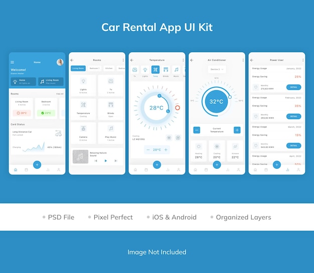 Smart Home Concept App UI Kit