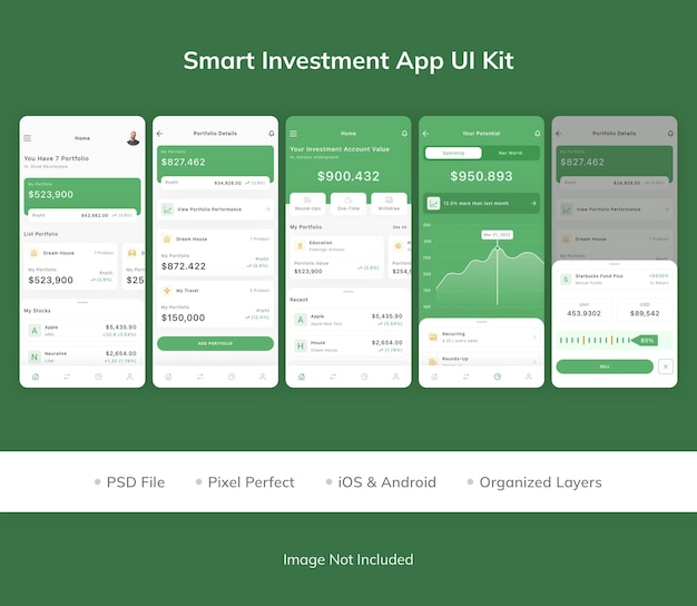 Smart Investment App UI Kit