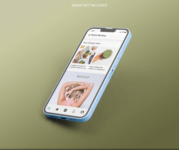 Smart phone device mockup