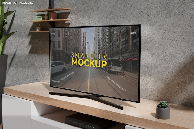 PSD smart tv mockup