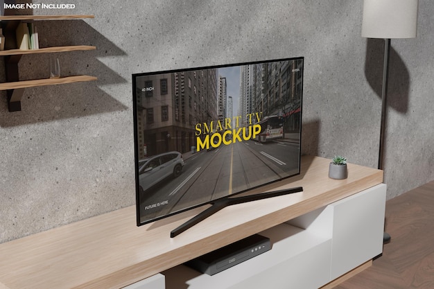 PSD smart tv mockup