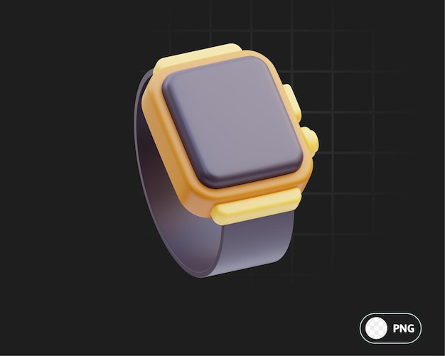 Smart Watch Father day 3D Illustration