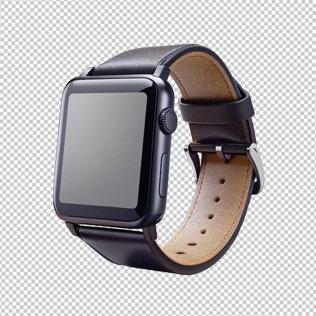 smart watch on transparent background