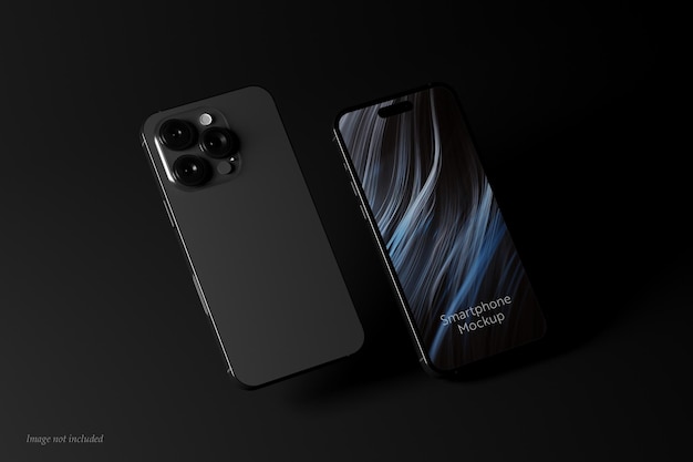 Smartphone Dark Scene Mockup