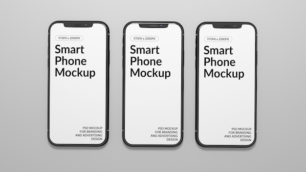 Smartphone device mockup