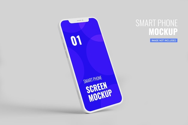 Smartphone Mockup in 3D Rendering