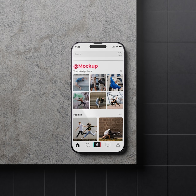 Smartphone  mockup design