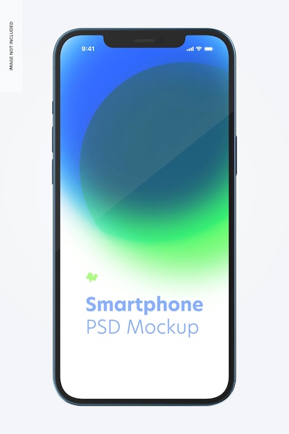 PSD smartphone mockup, front view