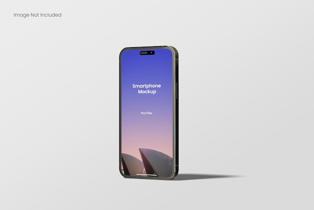 Smartphone mockup side view