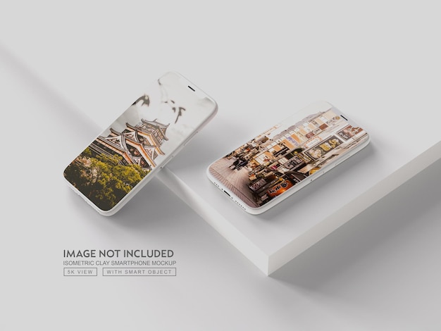 Smartphone or Multi-Media Device Clay Mockup