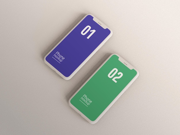 Smartphone or Multi-Media Device clay Mockup