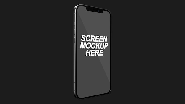 Smartphone screen mockup