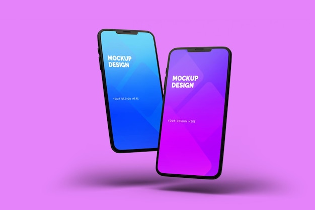 smartphone screen mockup