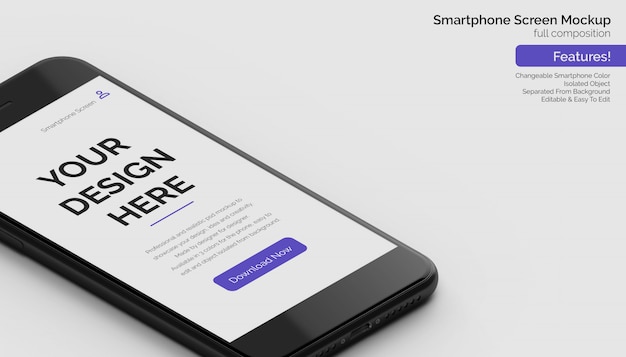 Smartphones mockup