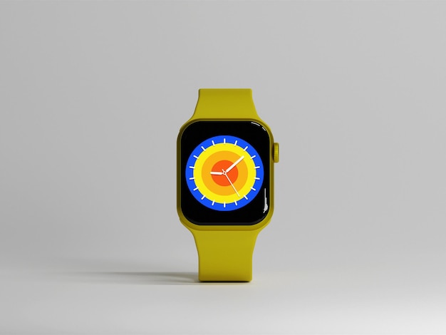 Smartwatch screen mockup