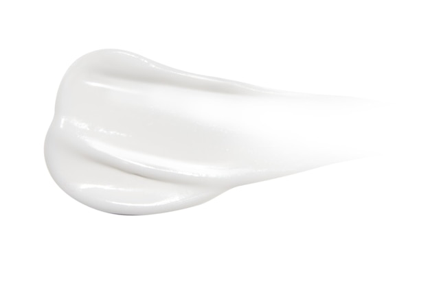 A smear of cream on a blank background PNG