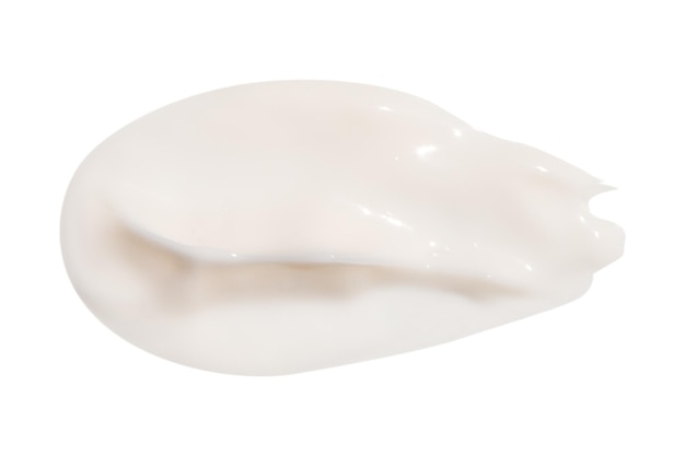 A smear of cream on a blank background PNG