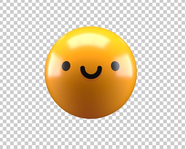 smile emoticon 3d