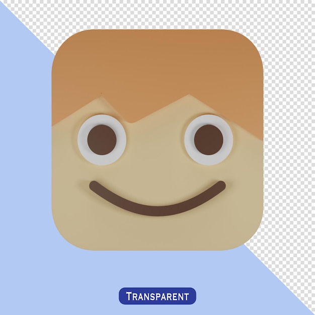 Smiley Emoji  in 3d style