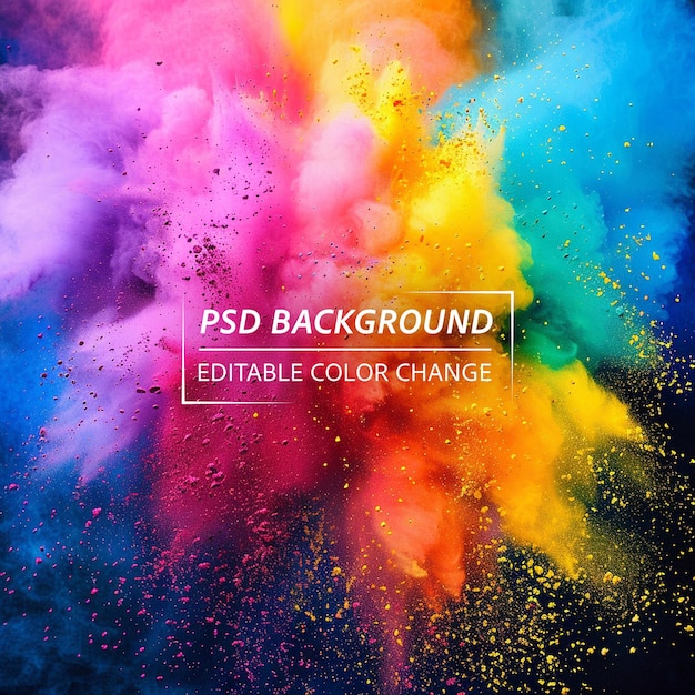 PSD smoke color design background gradient colorful