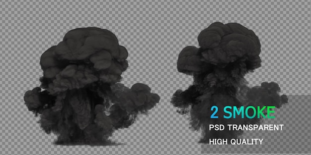 Smoke design premium psd