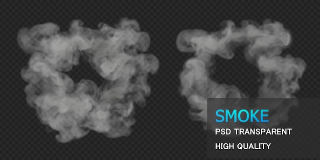 Smoke design premium psd