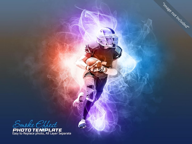 Smoke Effect for photoshop template