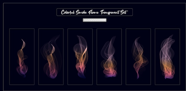 Smoke transparent background pack