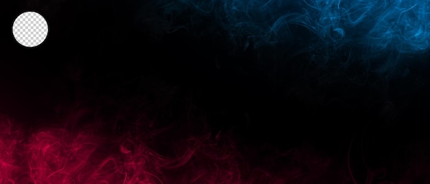 Smoke on a transparent background