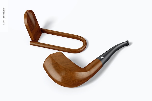 Smoking Pipe Mockup, Dropped