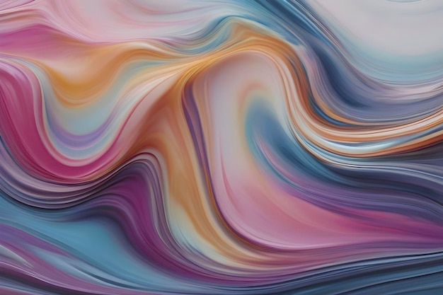 A smooth fluid gradient where colors blend seamlessly like oil paints on water