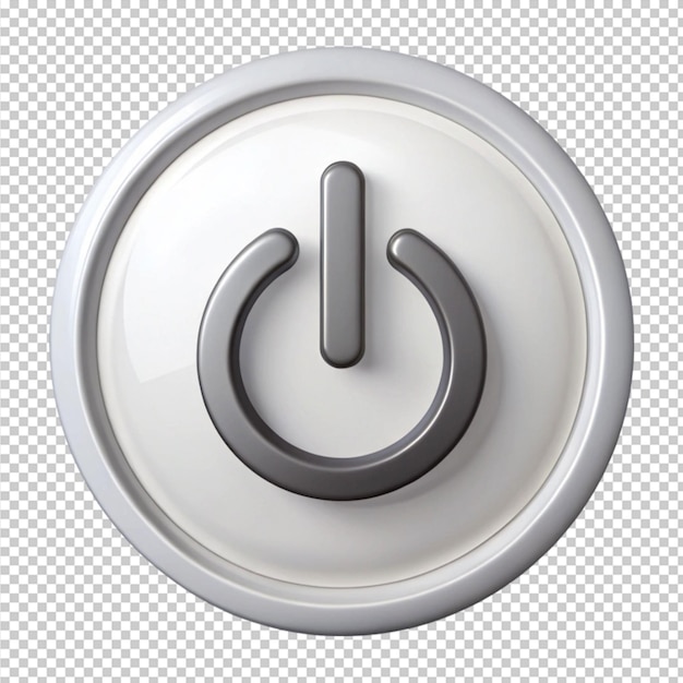 PSD smooth power icon