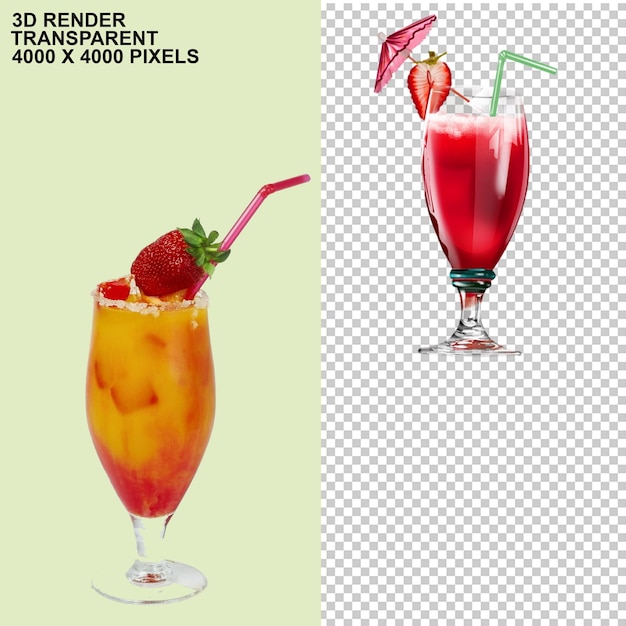 Smoothie Strawberry juice Strawberry juice Fruit 3d cartoon fruit s fruitStrawberry strawberries