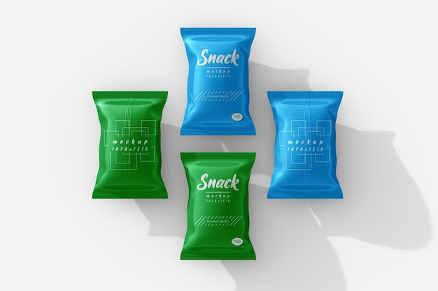 Snack bag mockup