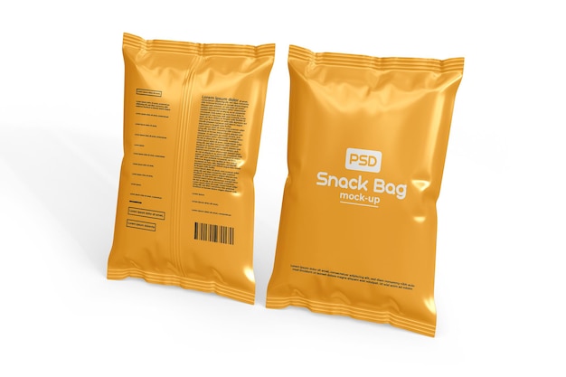 Snack bag mockup