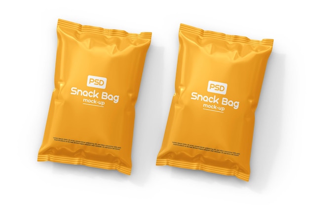 Snack bag mockup