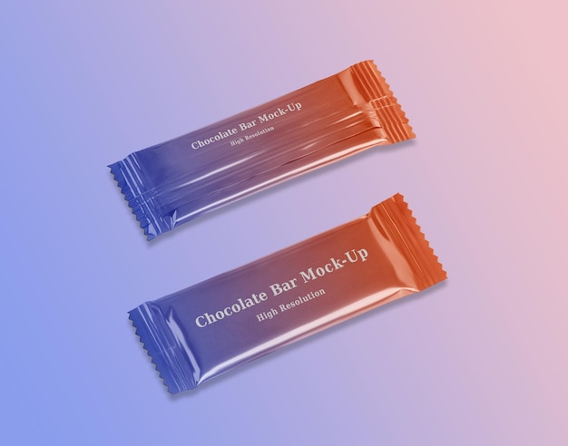 Snack, Candy and Chocolate Bar Mockup