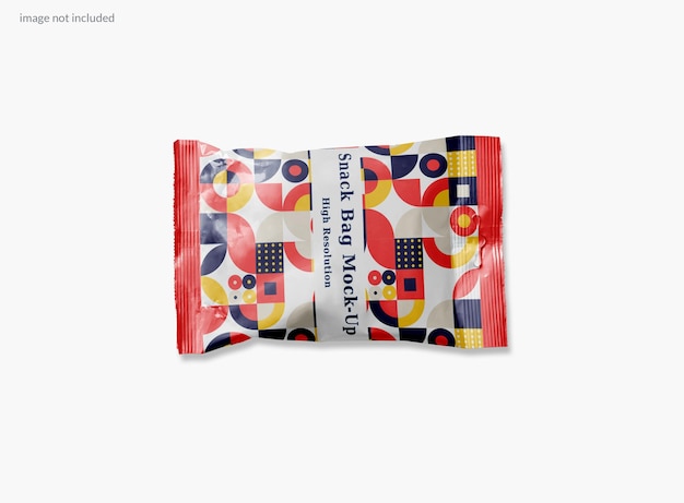 Snack Foil Bag Mockup