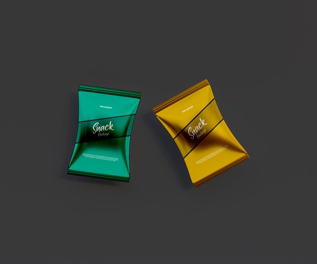 Snack Package Chips Package Mockup