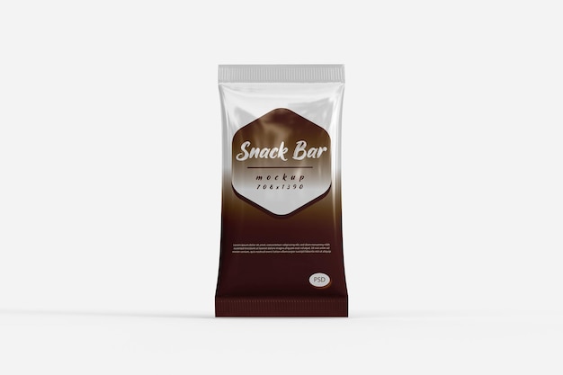 Snack packaging mockup