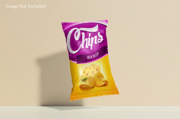 snack packaging mockup