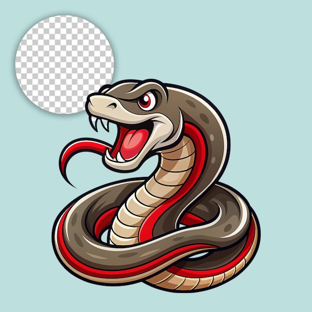 snake logo on transparent background