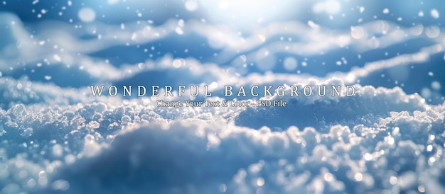 PSD snow texture winter theme