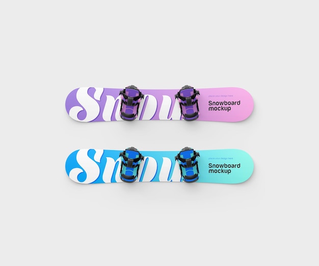 Snowboard mockup