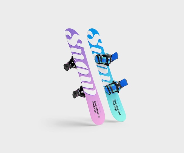 Snowboard mockup