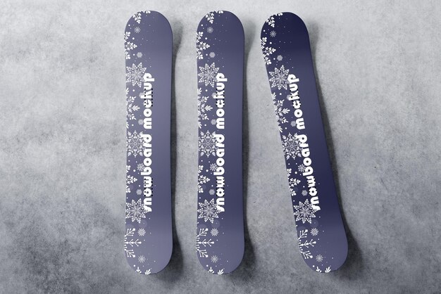 PSD a snowboard with snowboard written on it