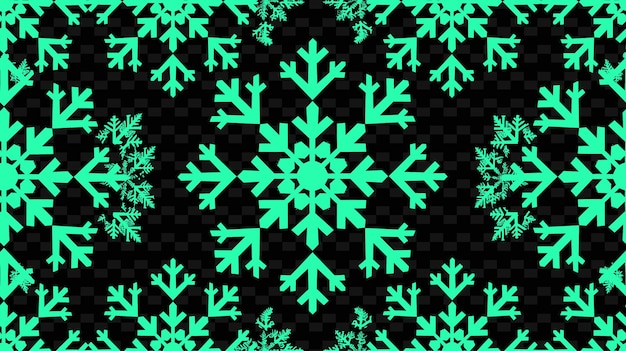 Snowflake Texture With Regular Geometric and Sparse Pattern PNG Creative Overlay Background Decor