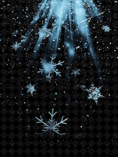 snowflakes are on a black background with a star that says quot snowflakes quot